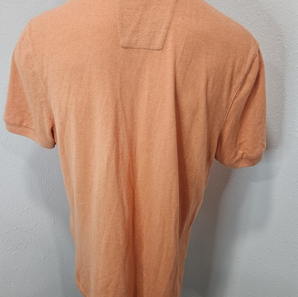 Nautica Men's orange sherbert Polo large - Picture 3 of 6